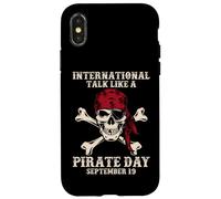 Parla internazionale come una giornata dei pirati Divertente amante dei pirati Custodia per iPhone X/XS
