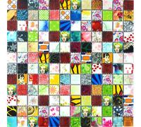 Piastrella In Ceramica Mosaico Retro Vintage POP UP Colorata Parete WB18D-1605