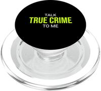 Parla True Crime To Me - Poltrona da detective divertente PopSockets PopGrip per MagSafe