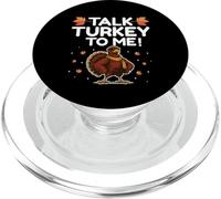 Parla Turchia con me Divertente Autunno Famiglia Corrispondenza Ringraziamento PopSockets PopGrip per MagSafe