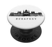 Parlamento di Budapest Ungheria Skyline Amore Amo Budapest PopSockets PopGrip Adesivo