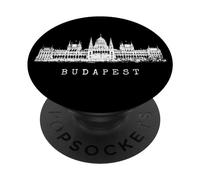 Parlamento di Budapest Ungheria Skyline Amore Amo Budapest PopSockets PopGrip Adesivo