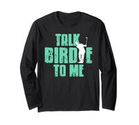 Parlami di Birdie Frase Divertente Golf Maglia a Manica