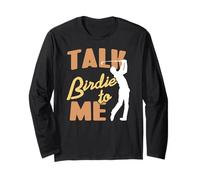 Parlami di Birdie Umorismo di Golf Ironico Maglia a Manica