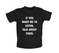Parlare About Padel - Bambino T-Shirt / Body - Tennis Pagaia Paddel Racchetta