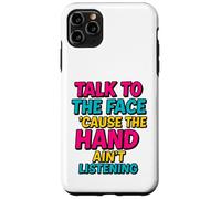 Parlare con il viso Divertente Retro Sass Ritorno Custodia per iPhone 11 Pro Max