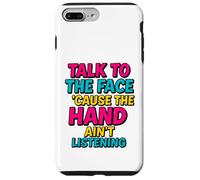 Parlare con il viso Divertente Retro Sass Ritorno Custodia per iPhone 7 Plus/8 Plus