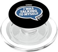 Parlare con me Umorismo introverso divertente pensiero eccessivo PopSockets PopGrip per MagSafe