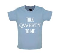 Parlare Qwerty a Me - T-Shirt / Body - Divertente Geek Nerd Computer Tastiera