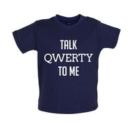 Parlare Qwerty a Me - T-Shirt / Body - Divertente Geek Nerd Computer Tastiera