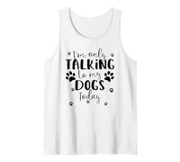 Parlare Solo con i Miei Cani Oggi | Proprietario o camminatore di Cani Multipli Canotta