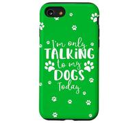 Parlare solo con i miei cani oggi | Proprietario o camminatore di cani multipli Custodia per iPhone SE (2020) / 7/8