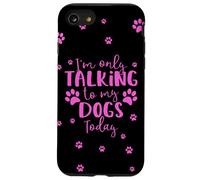 Parlare solo con i miei cani oggi | Proprietario o camminatore di cani multipli Custodia per iPhone SE (2020) / 7/8