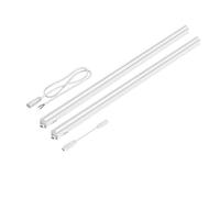 Parlat Apparecchi LED sottopensile Rigel, 87,3 cm ciascuno (bianco, 21,22W, 1118lm, 130° ciascuno) Set di 2