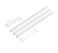 Parlat Apparecchi LED sottopensile Rigel, ciascuno 87,3 cm, cavo 40 cm, ciascuno 1002lm, bianco caldo, set di 3