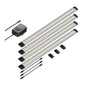 Parlat apparecchio d'illuminazione SIRIS, piatto, ogni 50cm, ogni 531lm, bianco caldo, set di 4