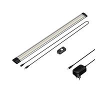 Parlat Luce LED sottopensile Siris con adattatore di rete, rilevatore di movimento, piatto, 50 cm, 655 lm, bianco