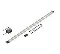 Parlat Luce LED sottopensile Siris con adattatore di rete, rilevatore di movimento, piatto, 90cm, 1044lm, bianco