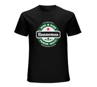 Parlede Jeff Hanneman Men's Top 100% Cotton Short Sleeve T-Shirt Black L