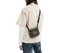 Parlez - Borsa shopping a tracolla kaki ripiegabile con logo-Verde No Size