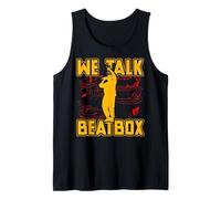 Parliamo Beatbox Music Old School Rap Microfono Beatboxer Canotta