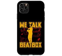 Parliamo Beatbox Music Old School Rap Microfono Beatboxer Custodia per iPhone 11 Pro Max