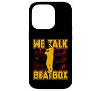 Parliamo Beatbox Music Old School Rap Microfono Beatboxer Custodia per iPhone 14 Pro