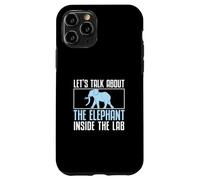 Parliamo dell'elefante dentro gli amanti della zoologia del laboratorio Custodia per iPhone 11 Pro