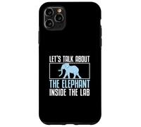 Parliamo dell'elefante dentro gli amanti della zoologia del laboratorio Custodia per iPhone 11 Pro Max