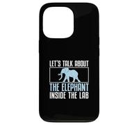 Parliamo dell'elefante dentro gli amanti della zoologia del laboratorio Custodia per iPhone 13 Pro