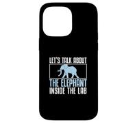 Parliamo dell'elefante dentro gli amanti della zoologia del laboratorio Custodia per iPhone 14 Pro Max