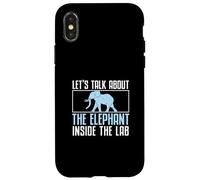Parliamo dell'elefante dentro gli amanti della zoologia del laboratorio Custodia per iPhone X/XS