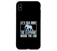 Parliamo dell'elefante dentro gli amanti della zoologia del laboratorio Custodia per iPhone XS Max