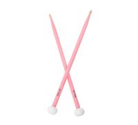 Parliky 1 Paio Bacchette Professionali Acero con Teste per Timpani e Batteria Confortevoli e Resistenti Accessori Versatili per Strumenti Percussione