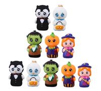 Parliky 10 Marionette da Dito in PVC Morbido e Leggero Giocattoli Interattivi per Adulti Burattini Animali Colorati per Racconti e Giochi Educativi