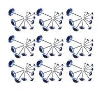 Parliky 100 Occhi di Vetro Realistici per Artigianato Bulbi Oculari Fatti a Mano per Bambole e Animali di Peluche Set da 100 Pezzi in Varie Misure per Lavori all’Uncinetto e