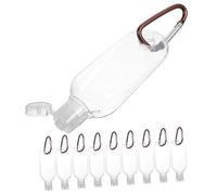 Parliky 10sets Flacone in Sottoimballaggio Vuoto Flacone per Mani in Pet e Pp di Flaconi da Viaggio per Lozione Shampoo Sapone Liquido Colore Casuale