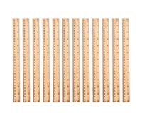 Parliky 12 Pezzi Righelli in Legno 30cm per Studenti, Righello Multiuso Sottile e Leggero con Doppia Scala Incisa, Accessorio Pratico per Scuola e Ufficio