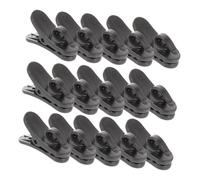 Parliky 15 Clip Per Microfono in Plastica Piccole Per Filo Auricolari, Morsetti Di Gestione Cavo Microfono Fissaggio Stabile e Design Leggero Per Riunioni, Registrazioni e Uso Quotidiano