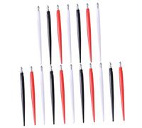 Parliky 18 pollici Strumenti da Grattare per Disegno Artistico con Punta in Metallo Design Riutilizzabile e Linee Fluide Strumento Creativo per Party e Amici Rosso Nero Bianco Resistente