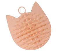 Parliky 1pezzi Pettine Massaggiante Silicone Per Gatti Giocattolo Grattatoio Pratico Per Auto-grooming Accessorio Per Cani e Gatti Colore Rosa Per Rilassare e Lo Stress