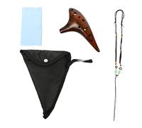 Parliky 1set Ocarina Portatile Bone China Strumento Per Principianti Cordino e Della