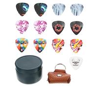 Parliky 1set Plettri Per Chitarra e Ukulele Celluloide Picks Media e Accessori Per Chitarra Elettrica e Folk