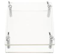 Parliky 2 Pezzi Correttore per Carte Piegate in Acrilico Strumento per Appiattire e Riparare Carte da Collezione Portatile e Facile da Usare per Protezione e Restauro Documenti