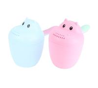 Parliky 2 pezzi Cucchiai per Doccia Ragazzo Ragazza Benessere e Sicurezza Design Getto d Acqua Materiale Durevole Facile da Pulire per Bagnetto Rosso e Blu