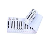 Parliky 2 Pezzi Di Materiale Pvc Spesso 88 Per Esercizi Di Tastiera Di Pianoforte A 88 Tasti Per La Teoria Musicale E Lesercizio Delle Dita