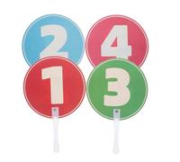 Parliky 2 Pezzi Di Sussidi Didattici Per La Scuola Primaria Materiale Scolastico Tabellone Segnapunti Per Il Voto Materiale Per Il Voto Palette Portatili Palette Riutilizzabili