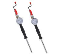 Parliky 2 pezzi Inflatore Pneumatici con Manometro Resistente Connessione Rapida per Auto Camion e Suv Gonfiaggio Veloce e Monitoraggio Pressione Preciso in Reale