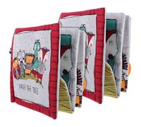 Parliky 2 Pezzi Libro Morbido per Tessuto Resistente allo Strappo con Colori Vivaci e Personaggi Divertenti Libro Educativo Sensoriale Leggero e Lavabile per Ragazzo Ragazza e Primi Anni