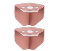 Parliky 2 Pezzi Protezioni per Angoli delle Finestre in Silicone Autoadesive 2 Pezzi, Copertura Anticollisione Angolare Morbida e Resistente, Paraurti di Sicurezza Perimetrale Adatta a